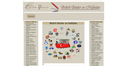 Desktop Screenshot of belirligunler.com